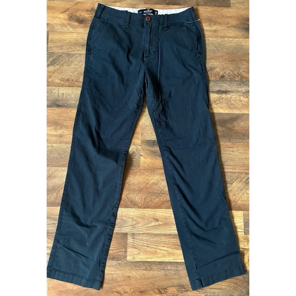 Men's Hollister Epic Flex Slim Straight Chino pants. Blue Sz. 26x30